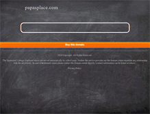 Tablet Screenshot of papasplace.com